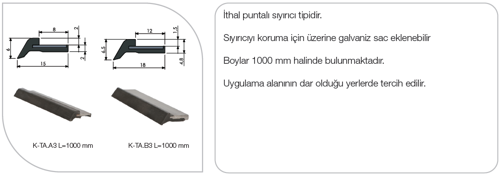 K-TA-A3 Teleskop Sıyırıcıları